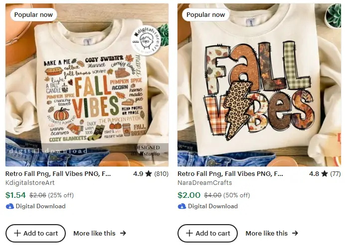 跨境選品思路，秋冬T恤設(shè)計元素推薦之純粹的秋意