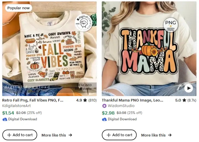 跨境選品思路，秋冬T恤設(shè)計元素推薦之感恩節(jié)主題