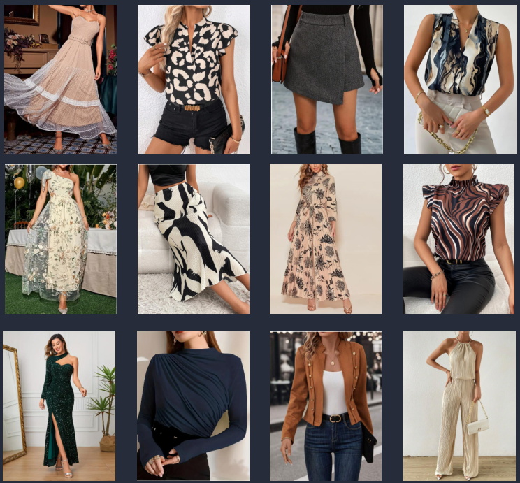 Temu2025女裝上新重點優(yōu)雅女裝